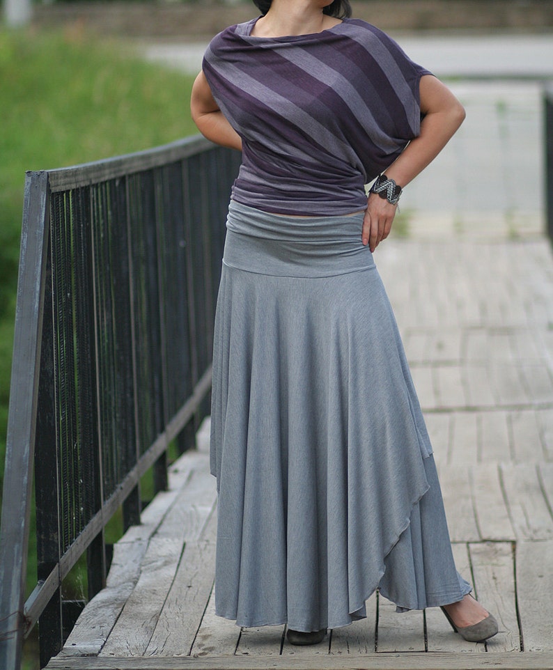Skirt Romantic Long Skirt Layers Skirt Maxi Skirt Long Etsy