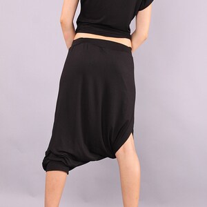 Woman Pants, Black skirt pants, Extravagant pants, Harem pants, Loose pants by UrbanMood CO-JOSY-VL image 4