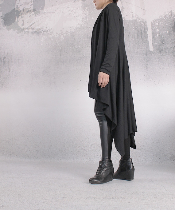 Long gilet noir femme hotsell