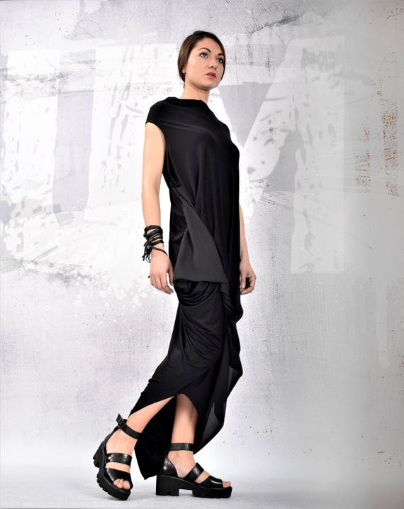 black tunic dress short sleeve Rosumi Plus Size Black Tunic Dress For Women V Neck Lace Textured Pattern  Short Puff Sleeve Casual Summer Dress