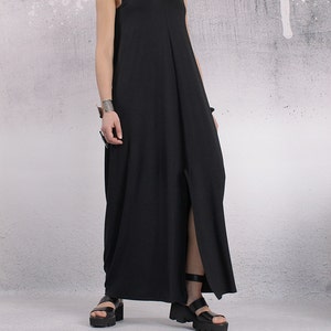 Women Dress, Black Dress, Long Dress, Maxi dress, Asymmetric dress, Cocktail Dress, Extravagant Dress, Party Dress, Loose Dress,  FP-MIRA-VL