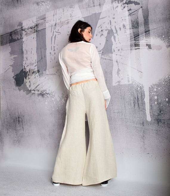 Woman Pants, Palazzo Linen Pants, Linen Pants, Long Pants, Loose Pants, Casual  Pants, Summer Pants, Yacht Clothes,plus Size Pants, UM185LN -  Canada