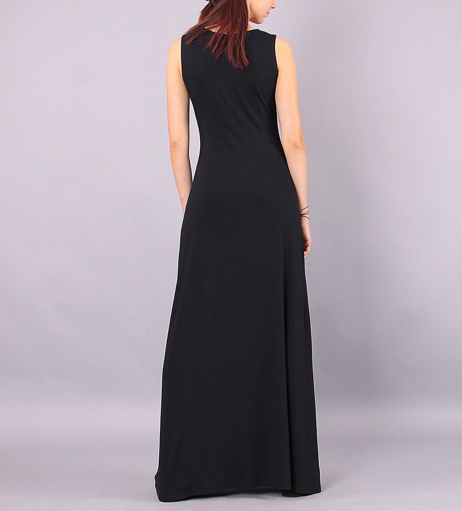 Maxi Dress Black Dress Long Dress Party Dress Floor Length - Etsy