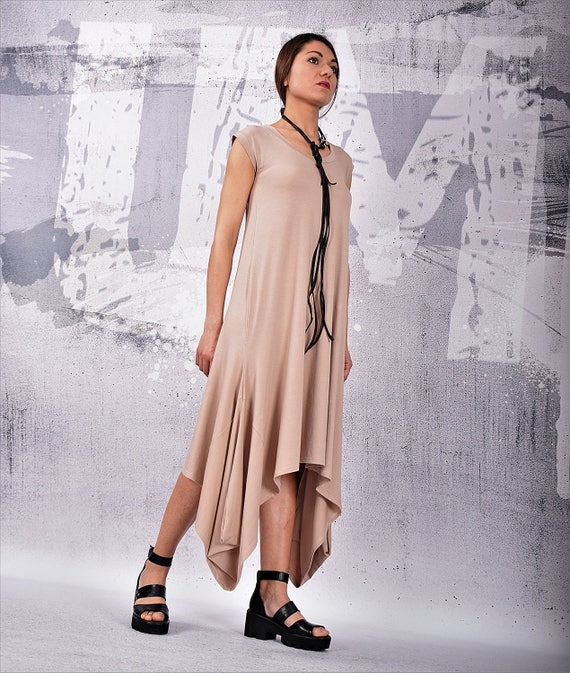 knee length dresses for ladies Sage Casual Sleeveless Pocketed Maternity Midi Dress – PinkBlush
