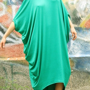 Dress / Loose dress / Maxi dress / Black extravagant asymmetric dress / Plus size tunic / Over size dress by UrbanMood - CO-RAYA-VL
