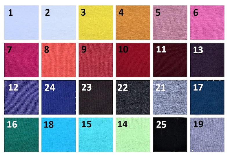 Peut inclure: Un nuancier de 25 &eacute;chantillons de tissu diff&eacute;rents. Les &eacute;chantillons sont dispos&eacute;s en grille de cinq rang&eacute;es et cinq colonnes. Les &eacute;chantillons sont num&eacute;rot&eacute;s de 1 &agrave; 25.