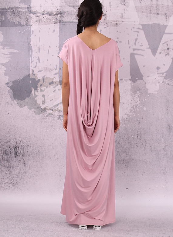 black maxi ruched dress Tyra Ruched Maxi Dress