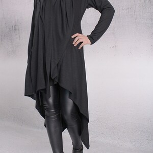 Vest, Asymmetric vest, Asymmetric cardigan, Woman vest, Black vest,plus size tunic,cardigan women,handmade cardigan,UrbanMood - FP-LORI-CO