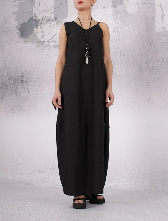 fitted lace wedding dress Black Short Sleeve Maxi Dress with Pockets
