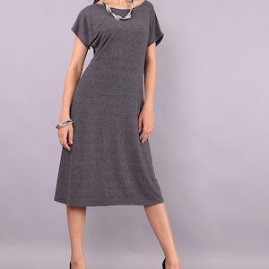 white christmas dresses T- Shirt Dress to The Knee Bright Blue Flash / XX-Large main image 1