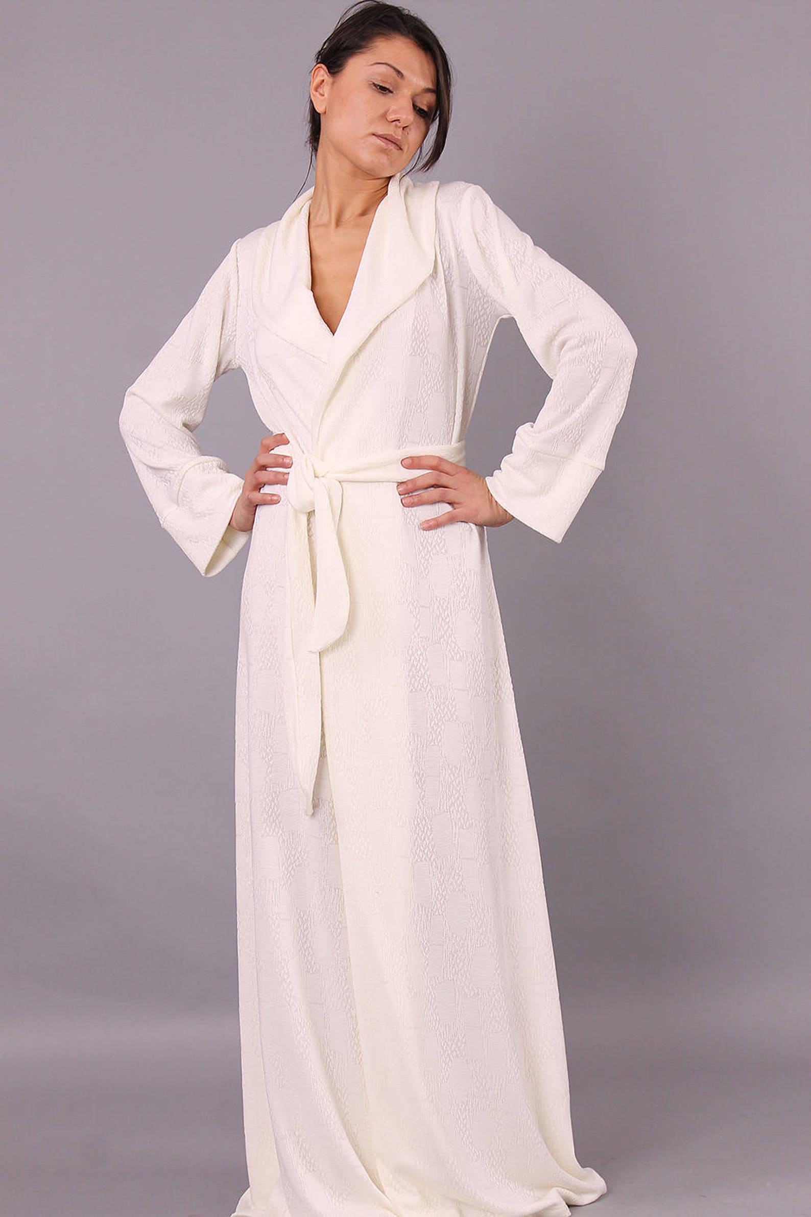 Robe Night robe Night gown nightie sleepwear lounge wear Etsy