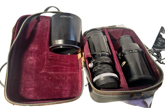 Komura 400mm F6.3 Sankyo Khoki No 3418172 Lens With Hood. - Etsy