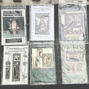 Assorted Sewing Lot Of Christmas Crafts Decorations Patterns