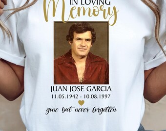 In Loving Memory Memorial Shirt – Personalized Photo Remembrance Tee