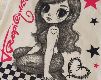 Latina Coqueta Style Graphic T-Shirt