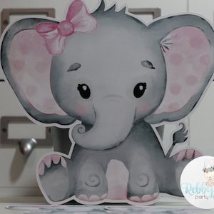 Baby Girl Elephant Cut Outs