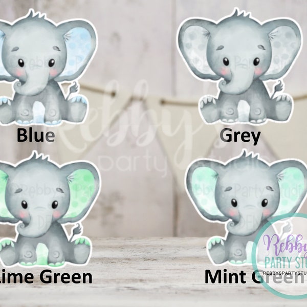 Baby Boy Elephant Cut Outs