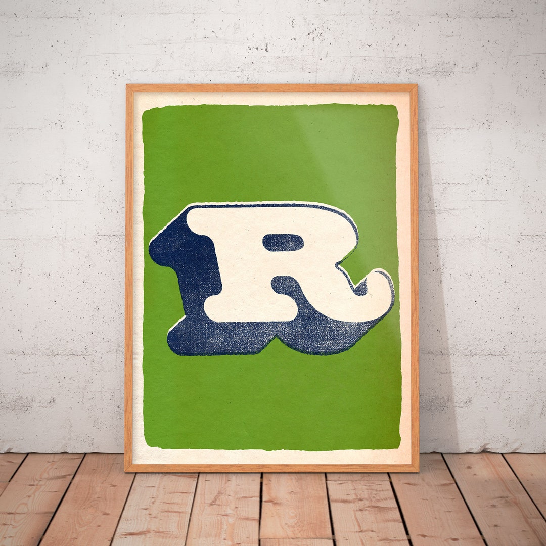 Letter R Inspo POSTER LETTER R, Printable Art Instant Download, Motivational Print ...