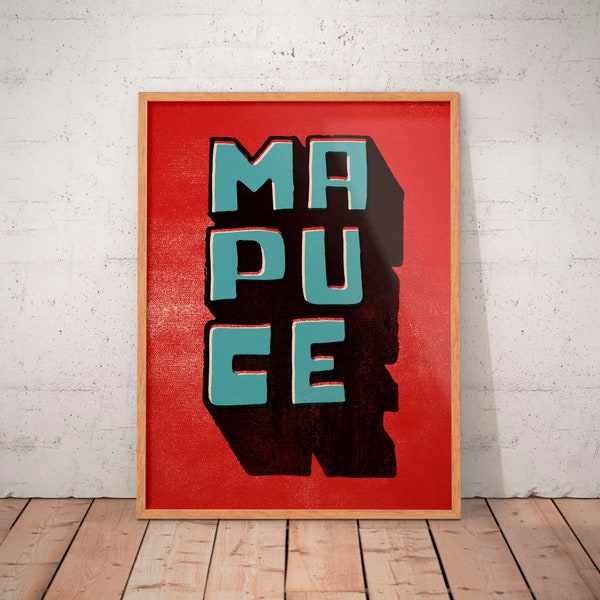 POSTER MA PUCE, Printable Art Instant Download, Motivational Print, Typography, Home Decor, Wall Art, Wall Decor