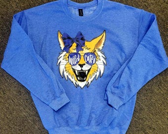 Kentucky Wildcats| Custom Wildcat Bow| Wildcats| Sweatshirt| Made to Order| Adults & Youth