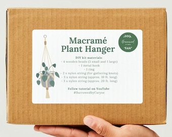 Macrame Plant Hanger DIY Kit