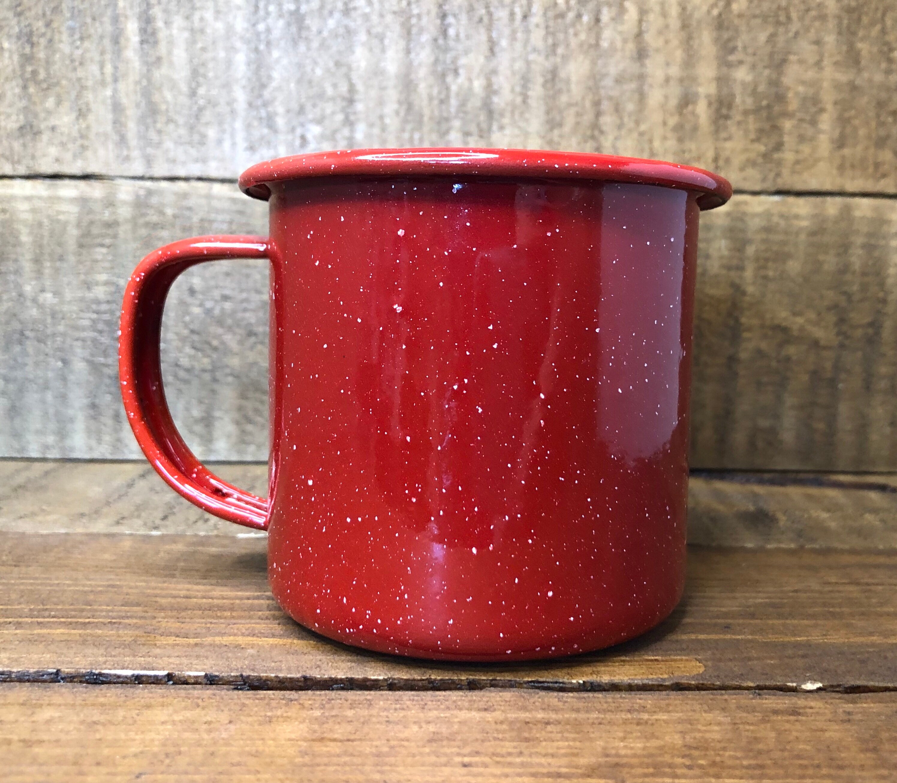 Personalize a 12 oz Tin Camping Mugs Etsy