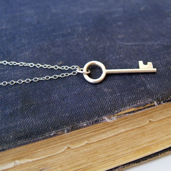 Sterling Silver Key Pendant Small - Sterling Silver Key Pendant Sterling Silver Key Pendant Small - Sterling Silver Key Pendant