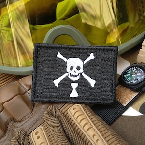 Emanuel Wynn Taktische Piraten Flagge Flagge Aufnäher Abzeichen Tauchen 7 cm Aufnäher zum Aufbügeln