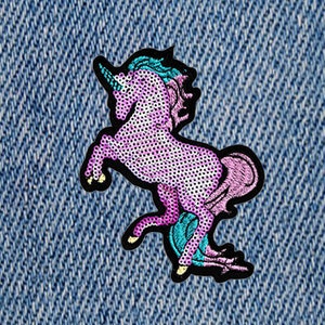 Large & Beautiful Sequins Unicorn Patch (2 Sizes Available)