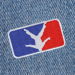 Parche para camiseta de bailarín de la Major League Dancer, estilo hip hop/rap, para gorra/tocadiscos, 9,5 cm (3,7 pulgadas), termoadhesivo o con velcro.