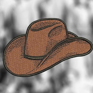 Parche para camisa o gorra de camionero de ranchero con sombrero de vaquero, rodeo, jinete de toros, Texas, viejo oeste, 7 cm (2,8 pulgadas), para planchar o enganchar en la parte posterior