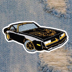 Vintage Style 70's Hot Rod Bug Car Shirt Patch Badge 11cm Applique