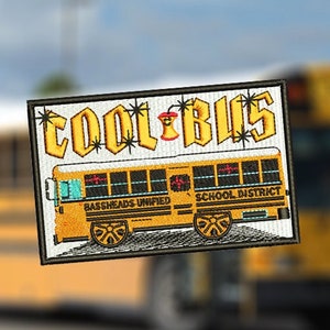 Vintage stijl East Coast New York DJ schoolbus coole patch badge 11 cm hiphop rap draaitafel pet hoed 4,3 inch