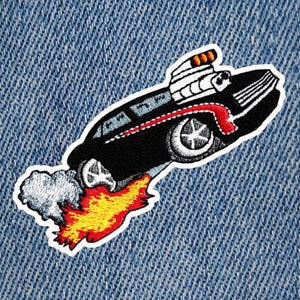 Super Vintage Style 70er Patch Benutzerdefinierte Hot Rod Truck Van Shaggin Wagon Patch Patches 11cm Aufbügeln