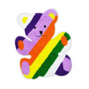 Absolutely Beautiful XXL Extra Large 26cm Chenille Teddy Bear Patch Applique 10.2 inches