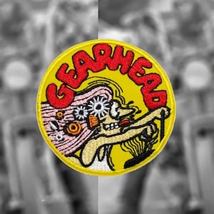 Vintage Style 70's 80's Biker Trucker Truckin' Mechanic Shirt Patch Patches 7cm - 2.8 inch Applique Iron On or Hook Back