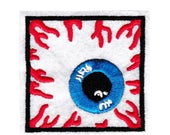 Cool Different Square Bloodshot Eye Patch 6.5cm