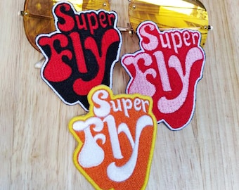 Awesome Vintage Style 70&#39;s Disco Rock Keep on Truckin Trucker Patch Patches 8cm / 3.2 inch Applique Iron On or Hook Back