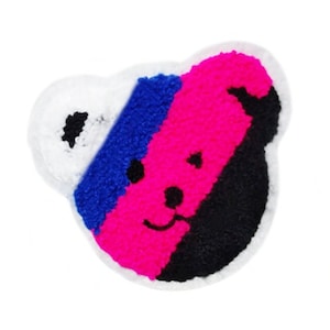 Absolutely Beautiful XL Extra Large 11cm Chenille Teddy Bear Patch Applique 4.3 inches