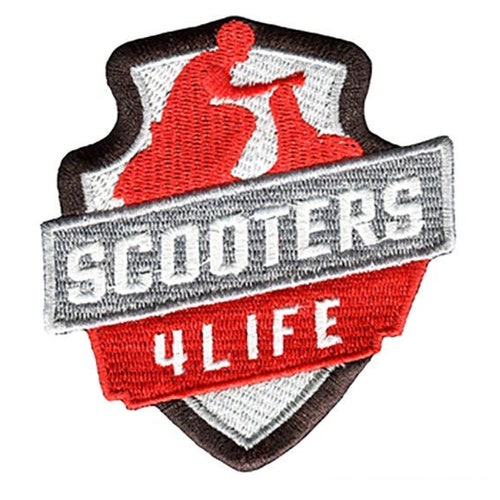 Vintage Scooter Patch MOD 9cm / 3.5 Inches Applique Etsy