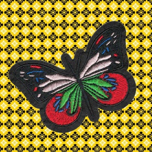 Beautiful 9.5cm Colorful Butterfly Patch