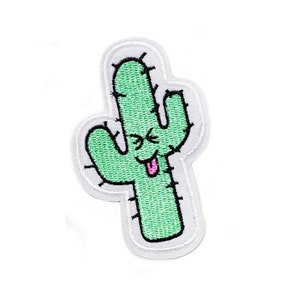 Cool & Cute Cactus Tree Shirt Patch Badge for Cap Hat 10cm / 4 inches