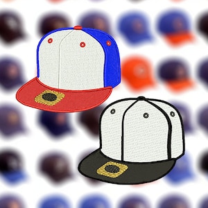 Cool Baseball Hat Gangster Rap California Cali Patch Hip Hop Rap 9cm / 3.5 inch Iron On or Hook Back