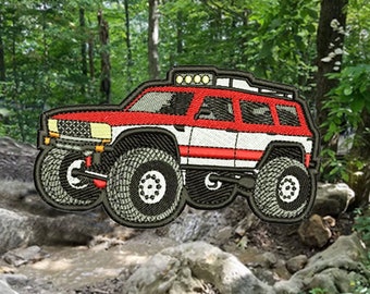 Cool XL Extra Large Keep on Truckin Tactical Military 4x4 4WD Red 80/'s Truck Shirt Patch 12.7cm 5 inch