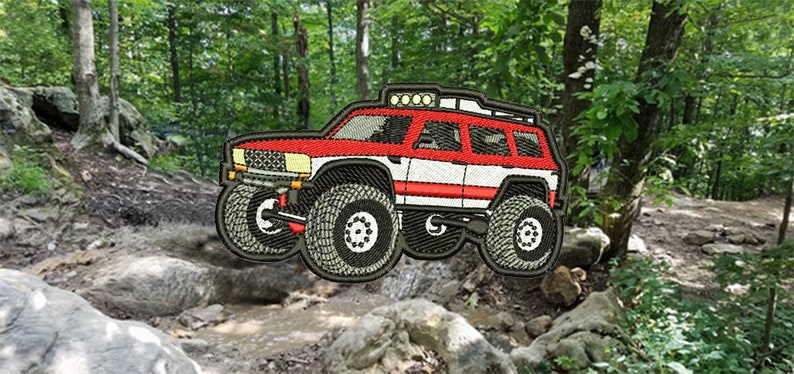 Cool XL Extra Large Keep on Truckin Tactical Military 4x4 4WD Red 80/'s Truck Shirt Patch 12.7cm 5 inch