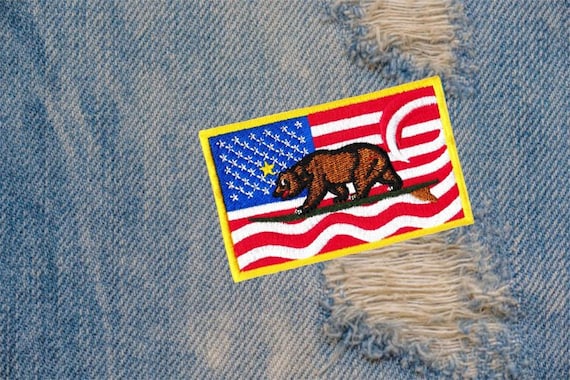 California Republic Fallout 10cm Embroidered Sew or Iron on Badge