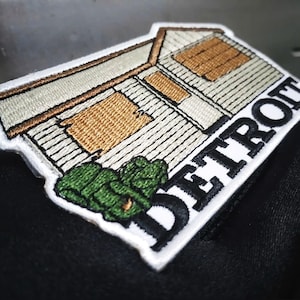 Detroit Dollar House Morale Shirt Patch Hip Hop Rap Badge for Cap Hat 10cm - 4 inch Iron On or Hook Back