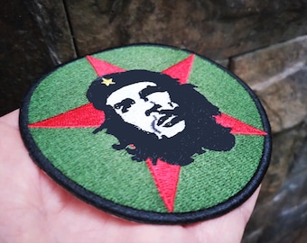 Vintage Style Che Guevara Revolution Patch Badge Gift for Him Dad Gift 9cm / 3.5 inch Iron On or Hook Back