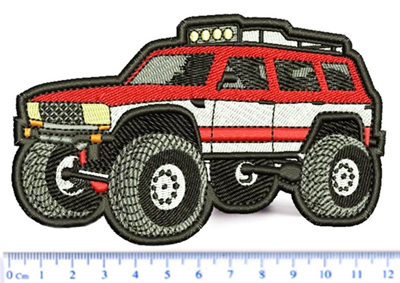 Cool XL Extra Large Keep on Truckin Tactical Military 4x4 4WD Red 80/'s Truck Shirt Patch 12.7cm 5 inch