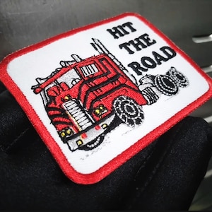 Vintage Style Keep on Truckin Bandit Trucker Geschenk Patch Geschenk für Ihn Abzeichen 8,5 cm - 3,4 Zoll Cap Hut Aufnäher oder Haken